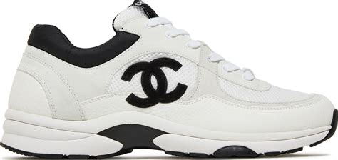 hoeveel kosten chanel sneakers|Chanel black and white sneakers.